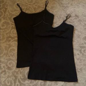 NEW Bundle of 2 Active Basic Black Tanks